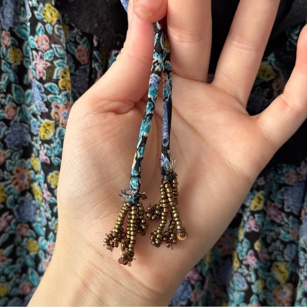 FREE PEOPLE Floral Pennie Mini Babydoll Dress - Picture 8 of 10
